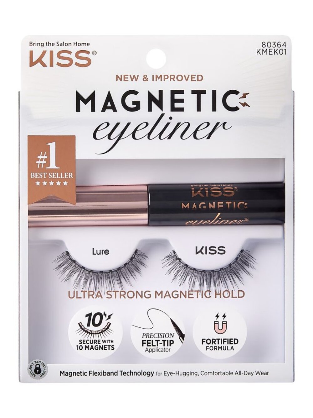 Kiss Magnetic False Eyelashes-NWT